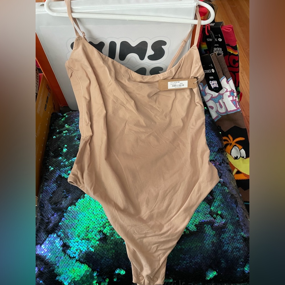 Skims cami bodysuit- Clay- Small